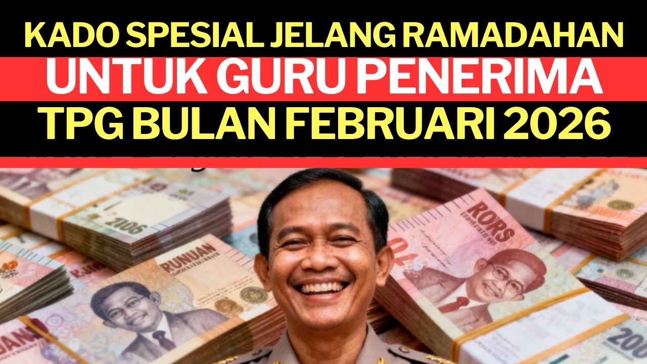 KADO SPESIAL JELANG RAMADHAN UNTUK GURU PENERIMA TPG BULAN FEBRUARI 2026