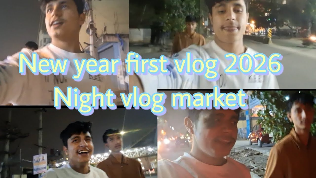 NEW YEAR FIRST VLOG 2026 MARKET TIME welcome to my new vlogs ️ ☺️ ...