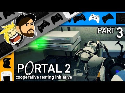 Insert that HARD DISK! - Portal 2 [Part 3] ft. GameFam