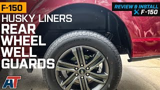 20212023 F150 Husky Liners Rear Wheel Well Guards; Black Review & Install