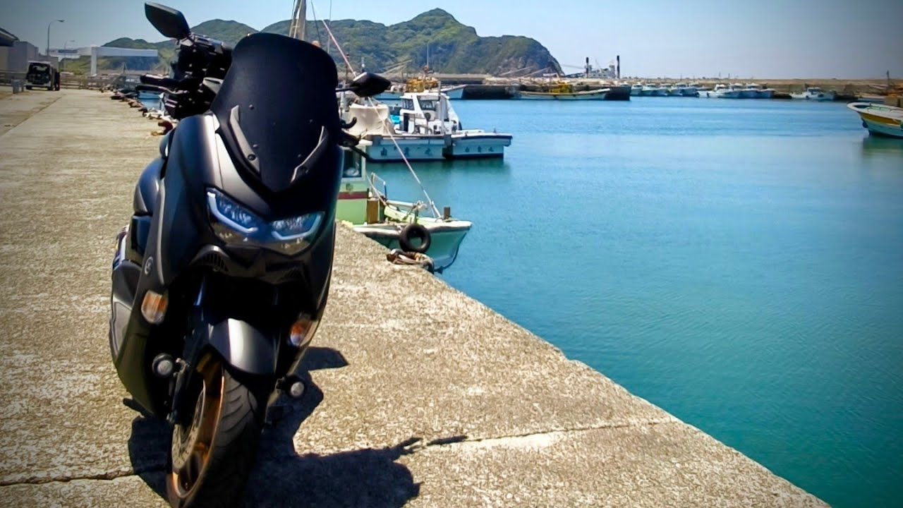 和歌山県 有田市 箕島漁港へ ツーリング YAMAHA NMAX155、 DUCATI
