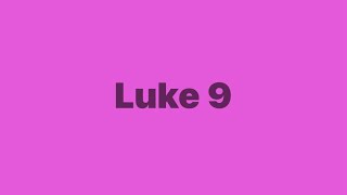 Tifits is live! Luke 9
