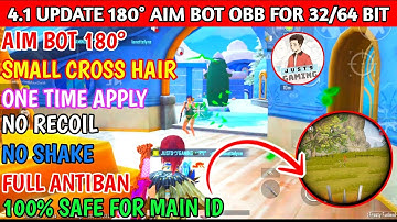 BGMI 4.1 AIMBOT OBB | BGMI 4.1 NO RECOIL CONFIG | BGMI NO RECOIL CONFIG 4.1 [ 100% Safe No Ban ]