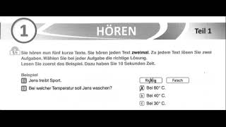 1- Hören Zertifikat b1 Goethe/Ösd Tricks طرق و تقنيات التعامل screenshot 5