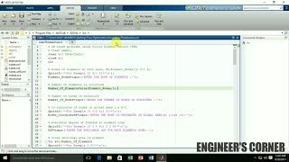 Truss Analysis on MATLAB :- FEM Program