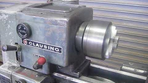 12" x 36" Clausing Variable Speed Engine Lathe, Model 5912, Michael Fine Machinery