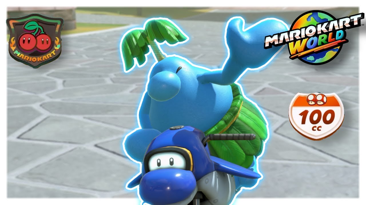 Mario Kart World Piantas Dash Knockout Tour Cherry Rally 100cc 