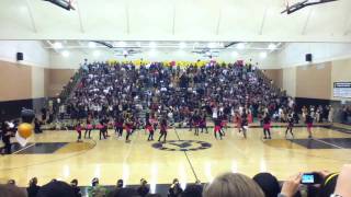 EHS pep rally 2011 Senior powderpuff dance