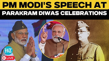 PM Modi LIVE: PM Pays Tribute & Homage to Netaji Subhas Chandra Bose On Parakram Diwas