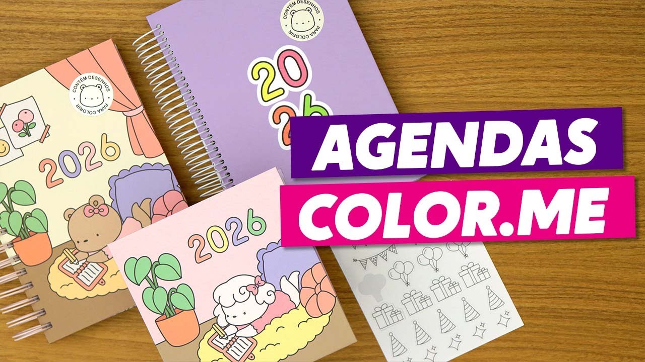 Agenda Color.me, uma coleção para colorir!