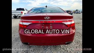 HYUNDAI AZERA 2012 KMHFH4JG6CA182688