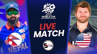 Nepal vs USA Cricket Live | 2nd Warm Up Match ICC T20 World Cup 2024 Live Commentary