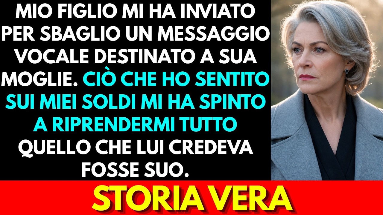 Mia figlia, no, mio figlio e mia nuora pensavano che non avrei mai ascoltato quel vocale. Erano le otto del mattino, stavo versando il caffè, quando Daniele mi scrisse: "Mamma, ignora il vocale,...