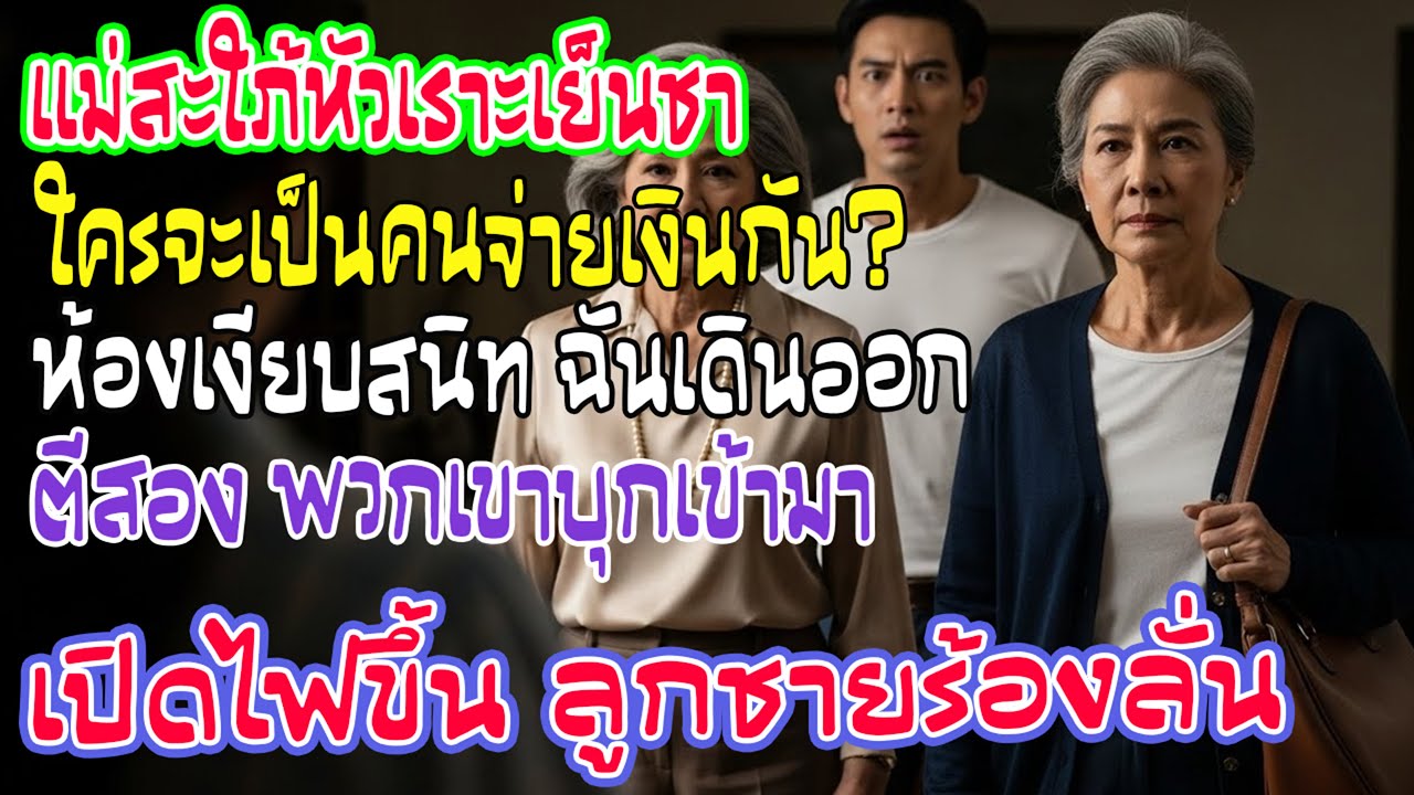แม่หัวเราะเย็นชา “ใครจะจ่าย?” ฉันจากไป ตีสอง…พวกเขาบุก! เปิดไฟแล้วลูกชายกรี๊ด