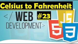 Fahrenheit to Celsius converter App with HTML, CSS and JavaScript!
