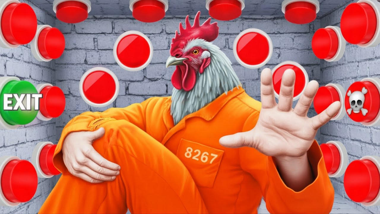 100 Buttons but ONLY ONE let's you ESCAPE..