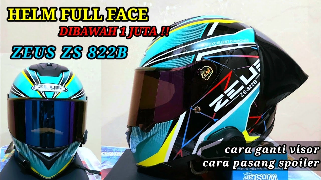HELM FULL FACE DIBAWAH 1 JUTA !! helm full face budget pelajar YouTube