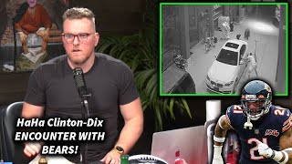 Pat McAfee Reacts To HaHa Clinton Dix's Run In With Bears In His Driveway