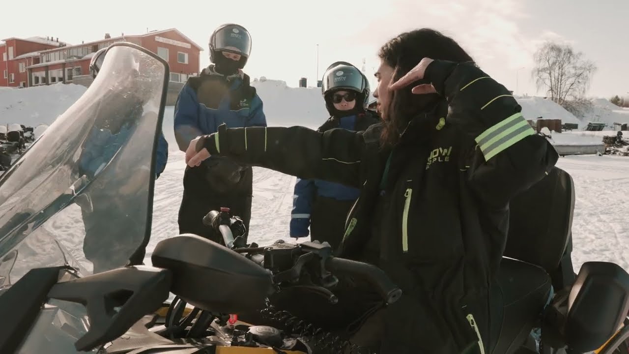Snowmobile Safari in Inari | Beginner Snowmobiling Experience