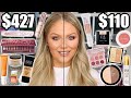 FULL FACE TESTING VIRAL DRUGSTORE DUPES | DRUGSTORE VS HIGH END MAKEUP