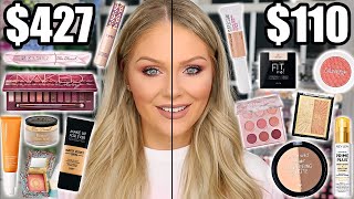 FULL FACE TESTING VIRAL DRUGSTORE DUPES | DRUGSTORE VS HIGH END MAKEUP