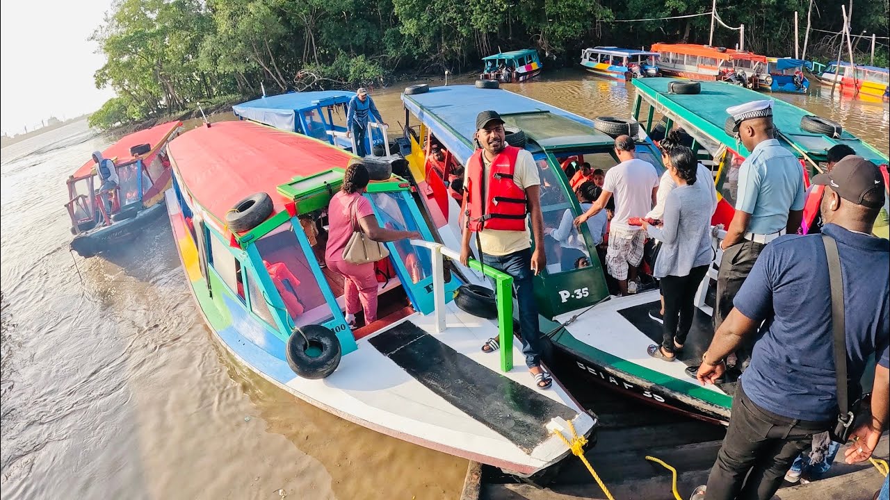JOURNEY ACROSS THE DEMERARA RIVER GUYANA 