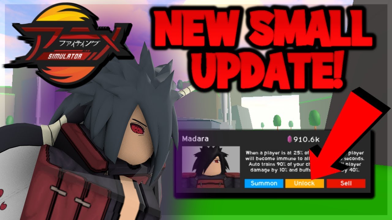 New Small Update New Features This Is The Best Update In Anime Fighting Simulator Roblox Youtube