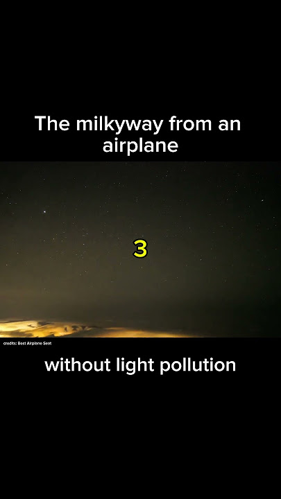 The Milky Way without light pollution #plane #milkyway #stars