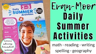 EVAN-MOOR DAILY SUMMER WORKBOOK || MATH, READING, WRITING, SPELLING, & GEOGRAPHY