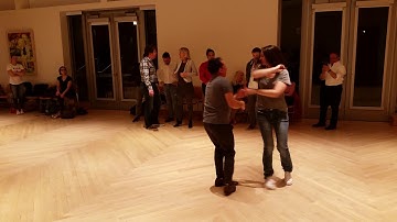 Salsa On2 Intermediate Turn Pattern Combo Partnerwork by Sergio and Sheena #102