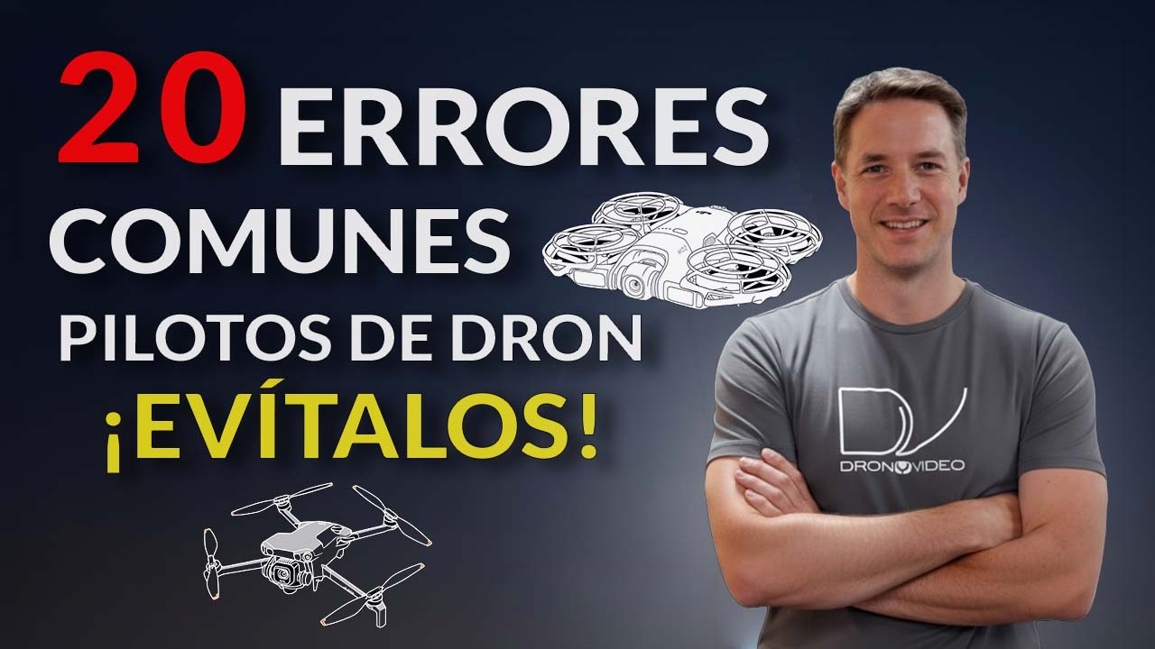 🔴20 ERRORES de PILOTOS de DRON (DJI) que DEBES EVITAR si eres PRINCIPIANTE 🚫