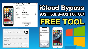 FREE iCloud Bypass Tool iOS 15.8.3 - iOS 16.10.7 6S TO X