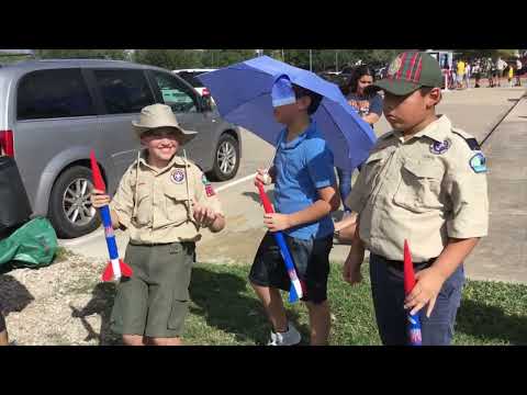 Cub Scout Rocket Launch Pack 1800 Sugar Land TX Nov 6, 2022