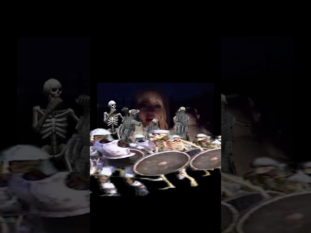 We got ASMR before the skeletons come in 😭
