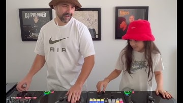 10 Years old Dj Michelle & Dj Shock Funky Scratch Freestyle!