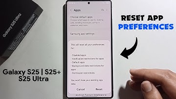 How to Reset App Preferences Samsung Galaxy S25/S25+/S25 ultra