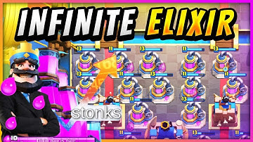 NEVER BEFORE SEEN! MASSIVE ELIXIR STONKS STRATEGY📈— Clash Royale