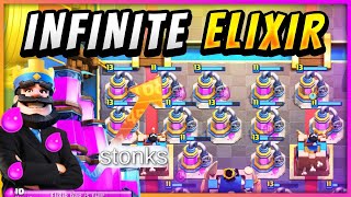 NEVER BEFORE SEEN! MASSIVE ELIXIR STONKS STRATEGY📈— Clash Royale