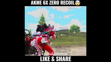 AKM 6 X ZERO RECOIL HACK TRICK #shorts #bgmishorts #pubgmobile #youtubeshorts