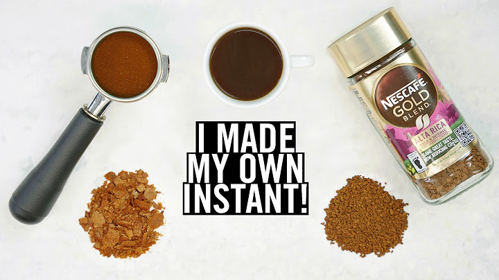 Making My Own Instant Coffee: Can I Make It Taste Good?
