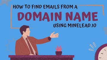 Find Emails From A Domain Name Using Minelead.io