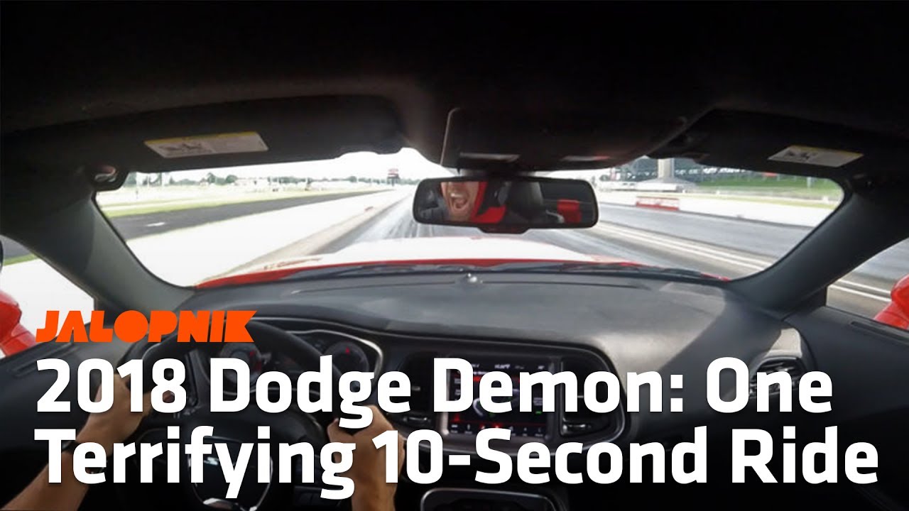 2018 Dodge Demon TransBrake Launch And Quarter Mile Run YouTube