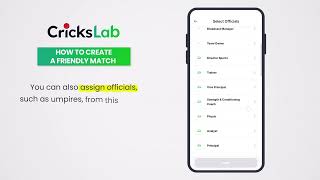 How to Create a Friendly Match in Crickslab | Step-by-Step Tutorial | English screenshot 5