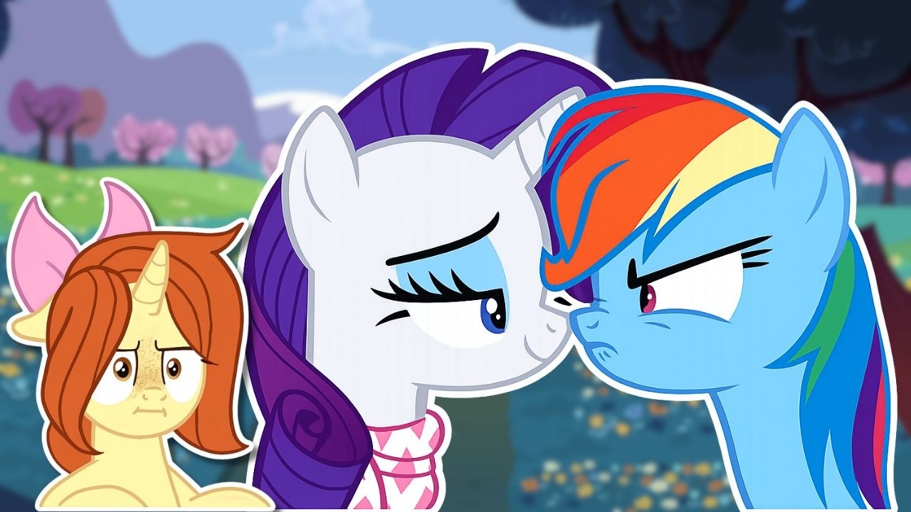 Rarity e Rainbow Dash NÃO combinam