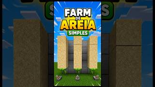 Como CONSEGUIR AREIA FÁCIL no Minecraft