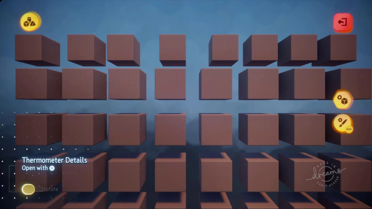 Experiments with Dreams PS4 #1: Thermometer Weirdness