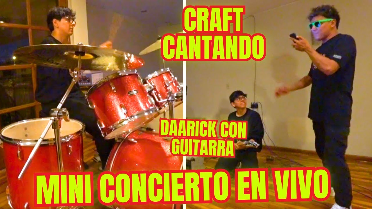 DAARICK GLOGLO Y CRAFT HACEN UN MINI CONCIERTO XD