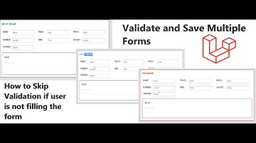 Laravel Tip | Validate and Save Multiple Form in Laravel | How to Validate Multiple Forms in Laravel