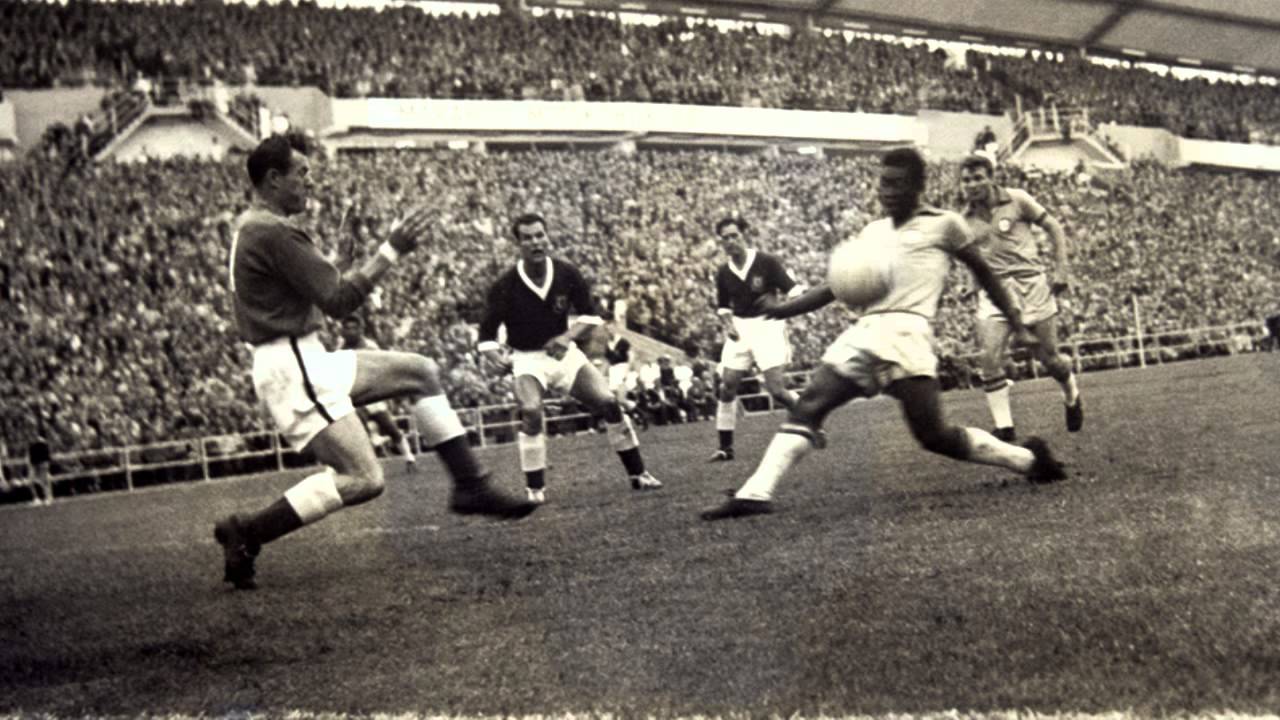 Gol de Pelé contra País de Gales, na Copa de 1958