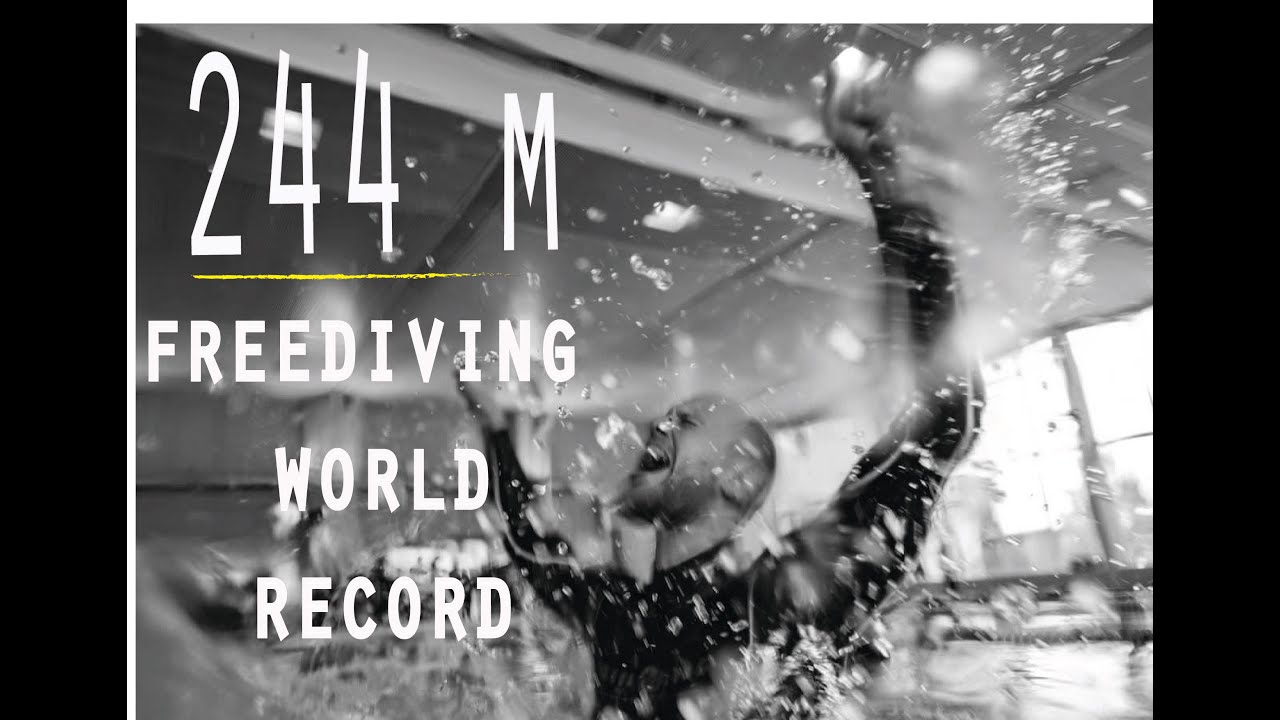 Freediving World Record Matt Malina (244 m DNF)